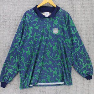 Vintage Sondico Goalkeeper Jersey Mens XL Multicolor Premier Soccer Padded 80s